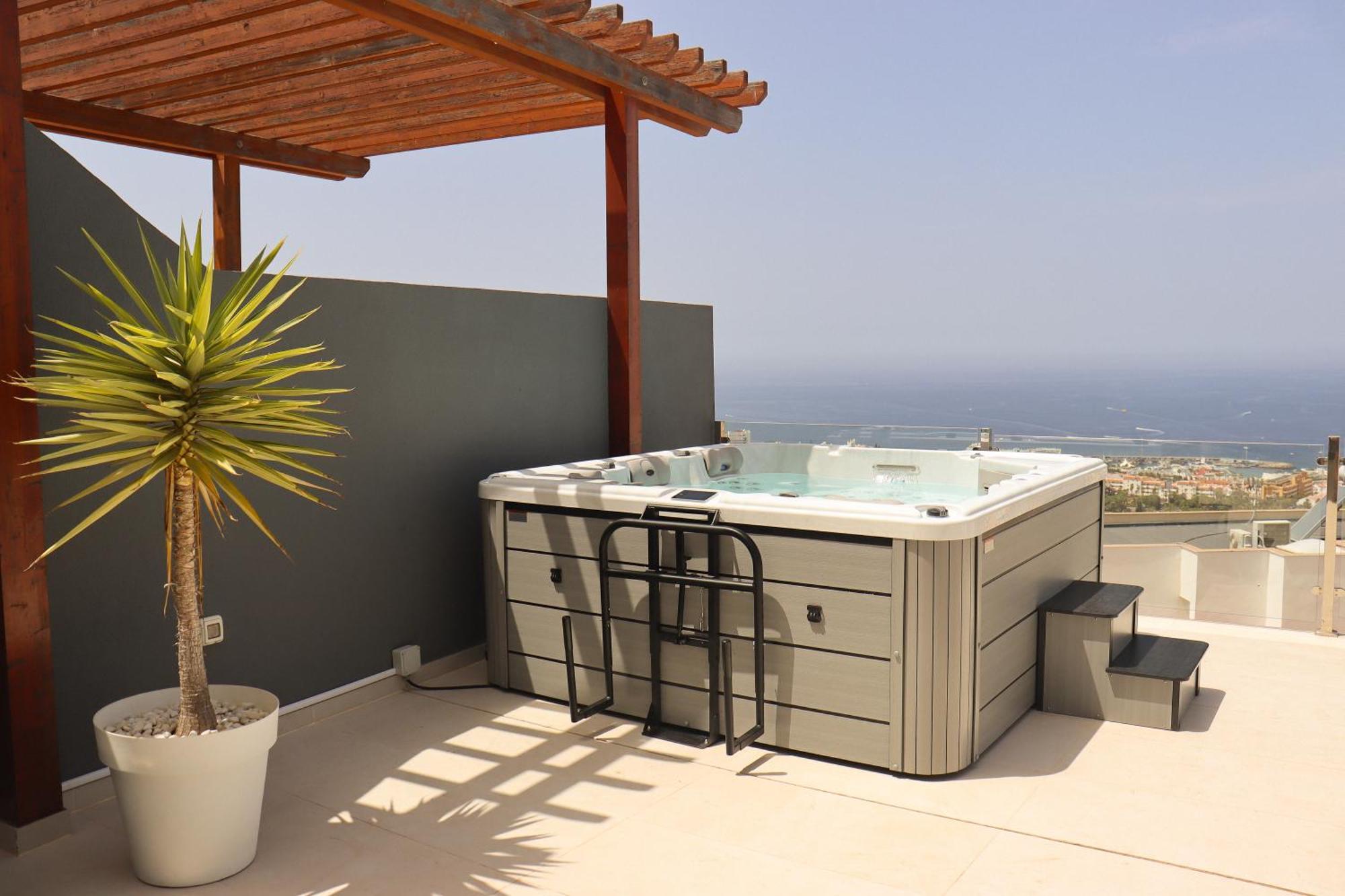 Azure Sky Villa - Panoramic Ocean View, Luxury, San Eugenio أذيخي المظهر الخارجي الصورة